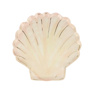 Platos Watercolor Clam Shell