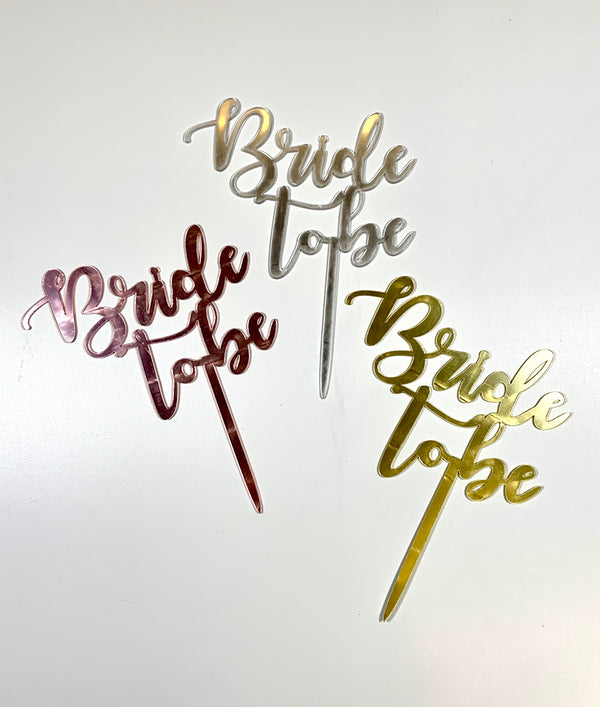 Bride To Be Cake Toppers