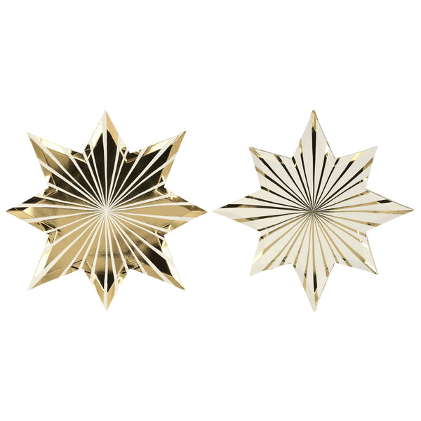 Platos Gold Stripe Stars